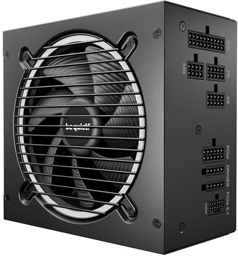 be quiet! Pure Power 13 M 650W Netzteil, 80 Plus® Gold Effizienz, ATX 3.1-Netzteil, für PCIe 5.1 GPUs, 120mm be quiet! Lüfter, semi-passiver Betrieb möglich, LLC-Technologie, Single-Rail
