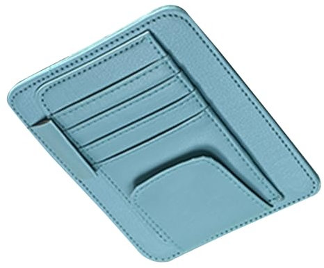 Car Sun Visors Organisatoren Auto Visors Panel Aufbewahrung Tasche Mit Sonnenbrillen Clip PU Leder Sonnenvisoren Organisatoren