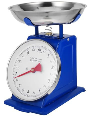 Alipis 10kg Báscula De Cocina Analógica De Estilo Vintage Con Recipiente Desmontable Para Preparación De Comidas Repostería y Cocina