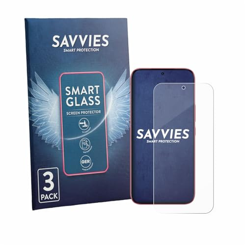 Savvies 3 Stück Panzer Schutz Glas für Infinix GT 50 Pro 9H Schutzfolie HD Klar, Blasenfrei, Anti-Fingerabdruck, Stoßfest, Displayschutz