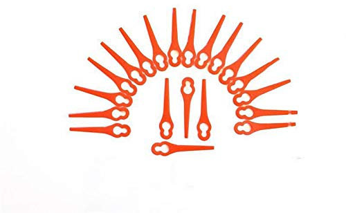 20 Ersatz Messer passend für Akku Rasentrimmer IKRA Hurricane HATI 18 Li/Messer/Messerchen/Plastikmesser/Trimmermesser