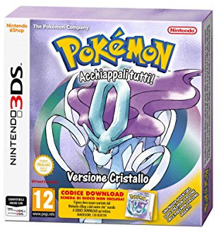 3DS Pokémon Cristallo (codice download pacchettizzato) - Limited Edition - New Nintendo 3DS