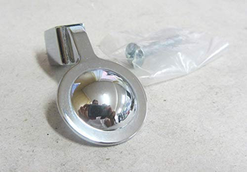 Knopf Drehknopf X Möbel Schränke Schubladen Größe Ø 25 mm in Zamak Chrom Poliert