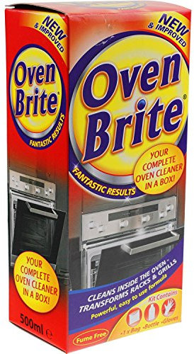 3 X Oven Brite - 500ML - Bottle Bag & Gloves Included - Complete Oven Cleaner
