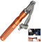Jzhen Feuerstahl Outdoor, Feuerstein Survival Extrem Starker Funkenflug, Feuerstarter mit Seil Feuerstahl Set für Camping, Outdoor, Survival Orange
