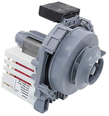 Marel Shop® - Motore lavaggio elettropompa sincrona per lavastoviglie compatibile con Indesit Ariston 230V 60W per modelli: DFP27M10EU - DFP58B1EX - DFP58B1NXEU