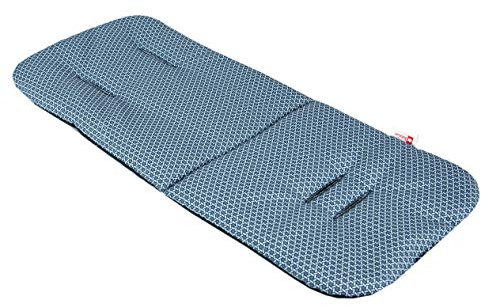 BABYLUX Matratze für Kinderwagen Babywanne Buggy Sitzauflage Auflage Doppelseitig (71. Magic Grey)