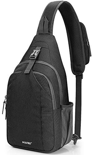 G4Free Sling Bag Backpack Anti Theft Chest Shoulder Bag Crossbody Gym Daypack with Earphone Hole for Outdoor Cycling Travel Hiking Men Women