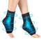 Poche de glace cheville Chevillère pour blessure à la tendinite d'Achille, poche froide en gel réutilisable pour la thérapie par la chaleur et le froid pour l'enflure, l'entorse (Pack of 2, L)