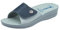 inblu Ciabatte da casa con Fascia a Strappo, Pantofole Donna, Blu, 38 EU