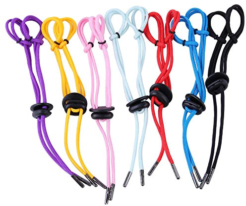 BICASTER Bogenschießen Fingerschlinge verstellbar handgefertigt für Recurve Bogen Zubehör (blau)