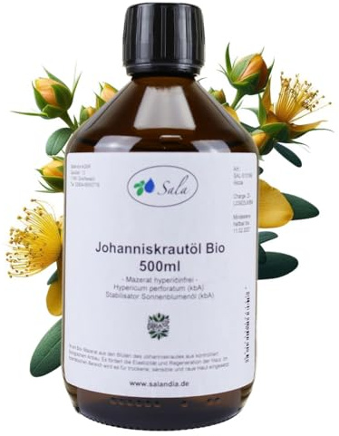 Sala Johanniskrautöl hypericinfrei BIO (500 ml Glasflasche)