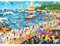 HUADADA Jigsaw Puzzles for Adults 1000 Piece -Happy Beach-1000 Piece Jigsaw Puzzles for Adults Challenging Game Toys