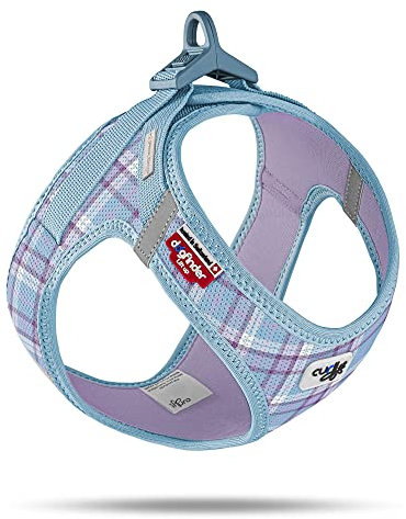 CURLI Vest Geschirr Clasp Air-Mesh Aqua-Caro Special Edition SE23-AC (3XS)