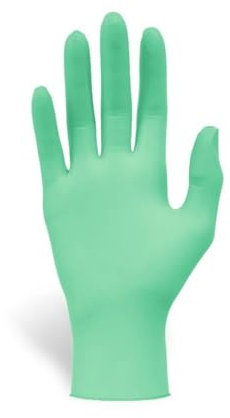 Nitril GreenGen Einweghandschuh, biologisch abbaubar | Abbau nach 41 Tagen | unsteril, puderfrei, EN455-1-2-3 (M)