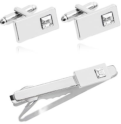 Manschettenknöpfe 2 Stück Opal Rubin Anzug Manschettenknöpfe Grau Manschettennadeln Blau