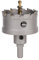Vearter 60mm Hartmetall Lochsäge, TCT Lochbohrer Bohrer mit Zentrierbohrer, Hartmetallbohrer für Metall, Edelstahl, Baustahl, Aluminium, Kupfer, Eisen, Kunststoff, Glasfaser