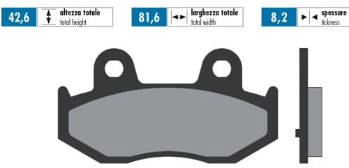 PASTIGLIE FRENO ORIGINAL