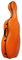Custodia rigida per violoncello 4/4, custodia per violoncello ultraleggera in fibra di carbonio, resistente alla pioggia, alla compressione e all'usura per la spedizione in aereo, 3,4 kg ( Color : Ora