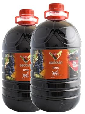 Vino tinto Sedovin garrafa 5 litros x2. Total 10 litros
