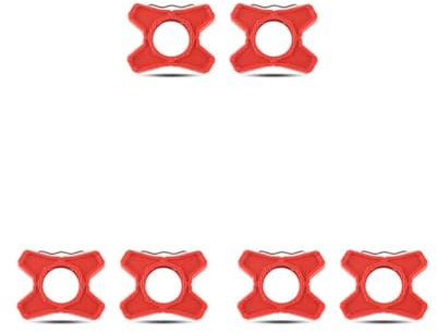 Mealoodiousmusea 3er-Set flache Pedalhalter-Konverter, Pedale, Wartungsadapter, Fahrradteile, langlebig, Refit, Zubehör, Modifikation, Upgrade, Zubehör, Rot