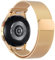 Astorgos Cinturino in Metallo Compatibile con Samsung Galaxy Watch 7 FE 6 5 4 40mm 44mm/Watch 6 4 Classic 43mm 47mm 42mm 46mm/Watch 5 Pro 45mm, Cinturino Magnetico in Maglia Milanese, Oro Rosa