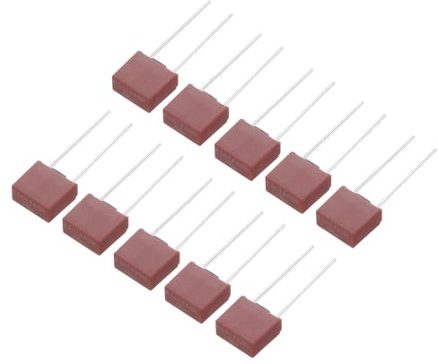 QUARKZMAN 30 Stück DIP Montierte Miniatur Quadrat Träge Mikro Sicherung Feinsicherungen Sortiment Schmelzsicherung für Elektronikteile PCB LCD Reparatur, T4A 4A 250V, Rot