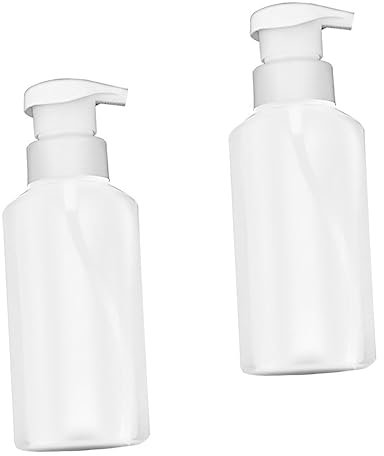 WOONEKY 2stücke Schaumspenderflasche Mit Wasser Herausgedrückt Für Shampoo Spülung Lotion Duschgel Reise Platzsparend Wiederverwendbar