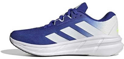 adidas Herren Questar 3 Running Shoes Laufschuhe, Lucid Blue/Cloud White/Lucid Lemon, 44 EU
