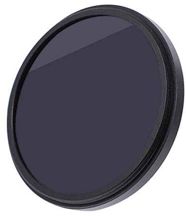 Nd Filter 62mm aus Aluminium, Variabler Neutraldichtefilter | Objektiv Sonnenfilter, Schwarz, Tragbar und Abnehmbar, für Wellen und Ströme