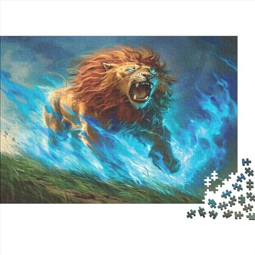 Löwe 1000 Stück Puzzles Für Erwachsene Teenager Stress Abbauen Familien-Puzzlespiel 1000-teiliges Puzzle Kinder Lernspiel Spielzeug Geschenk Puzzel 1000pcs (75x50cm)