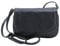 JENNIFER JONES - Kleine Damen Umhängetasche - Brauttasche - Schultertasche mit vielen Fächern (Abendtasche, Schwarz)