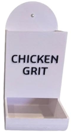 Chicken Grit Dispenser Feeder - Innovative Coop Feeder, Innovative Outdoor Chicken Feeder and Waterer | Animal-Friendly Poultry Feed Dispenser for Coops | Chick Feeding Station, Grit Holder