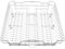 FIGEVIDA Cestello Superiore Lavastoviglie Compatibile per SMEG 691411222 691410698 691410726 691410760 691410794