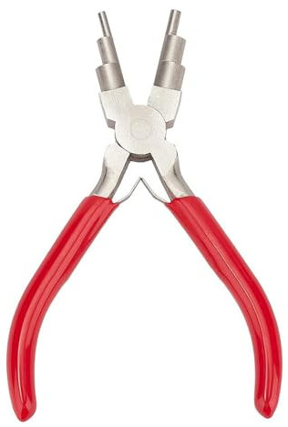 XuQiZZpp Pinze rotonde con doppia molla a becchi lunghi per lavori di bricolage e progetti