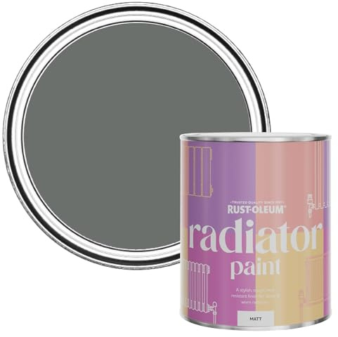 Rust-Oleum Heat-Resistant Radiator Paint in Matt Finish - Ouseburn 750ml