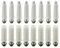 Kuntesetty Kit de Reparación de Pivote Inferior para Puerta Plegable de Dos Hojas, para Muebles de Armario con Puertas Gruesas