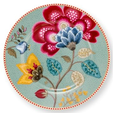 Pip Studio Blooming Tales Fantasy Blue Teller 17cm