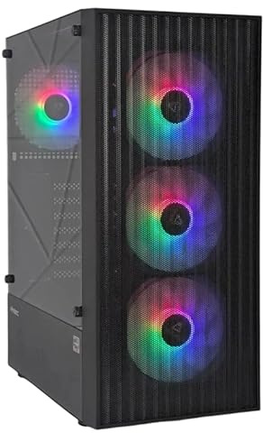 Cyclone Gaming PC Desktop : AMD Ryzen 5 5500, GTX 1660 Super 6GB, 16GB RAM DDR4, 512GB SSD NVMe, 500W PSU 80+ Bronze, ARGB, Wi-Fi, Windows 11 Pro, Black Case AX27
