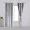 Cherry Home Superweicher, luxuriöser Schwerer Samt, 2er-Set, rauchgrau, Klassische Verdunkelungsvorhänge, Heimkino-Ösen, Vorhänge mit Ösen, Hellgrau, 132,1 x 213,4 cm (B x L)