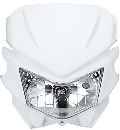 Alamor 12V H4 Lampe De Tête Universelle Moto pour Yamaha Dual Sport Street Fighter Dirtbike - Blanc