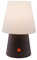 8 seasons design Leuchte No.1 brown (30 cm, LED, dimmbar), Stehleuchte, Tischleuchte, wetter- und frostfest, Indoor & Outdoor, braun, 32548L, 18 x 18 x 28,5 cm