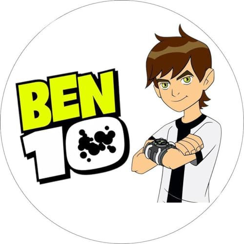 Ben 10 Runde Tortenaufleger 20CM - Geburtstag Tortenbild Zuckerbild Tortenplatte Oblate Kuchenzuckerplatte