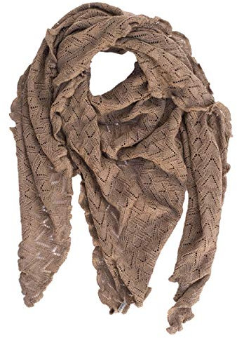 Invero, Merino Dreieckstuch Susi, 100% Wolle (Erde)