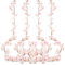 4Pcs 1.8m Guirlande de Fleur de Cerisier Artificielle en Soie Artificielle Faux Sakura Guirlande Vigne Suspendue Fleur Artificielle pour Mariage Jardin Maison Fête Décoration (Rose)