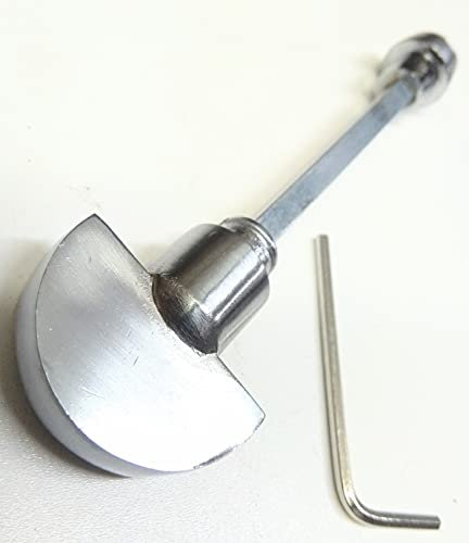 Spare Thumb-Turn & Released Spindle (for Bathroom Locks) (Satin)