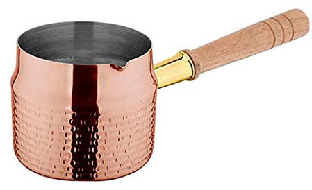 Tubayia Cazo de café para derretir leche, mantequilla, sopa, pasta de acero inoxidable, herramienta de cocina