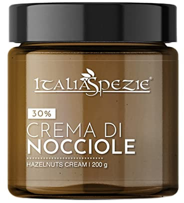 Italia Spezie - Crema di nocciole - Crema spalmabile alla nocciola, senza olio di palma - 200 g