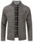 Allthemen Cardigan da Uomo con Cerniera con Colletto Rialzato Pollover Sweater Invernale Lavorato a Maglia Coffee M