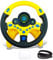 RedCrab Kinder Lenkrad Spielzeug, 360° Rotation Simulierter Tragbarer Controller mit Klang und Musik Lenkrad Spielzeug für Auto, Lernspielzeug Geschenk für Kinder Jungen und Mädchen